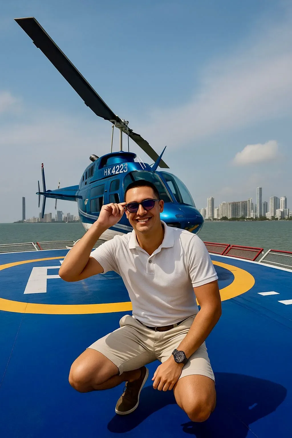 Pasadía Barco Volar + Tour en helicóptero – Cartagena, Cartagena