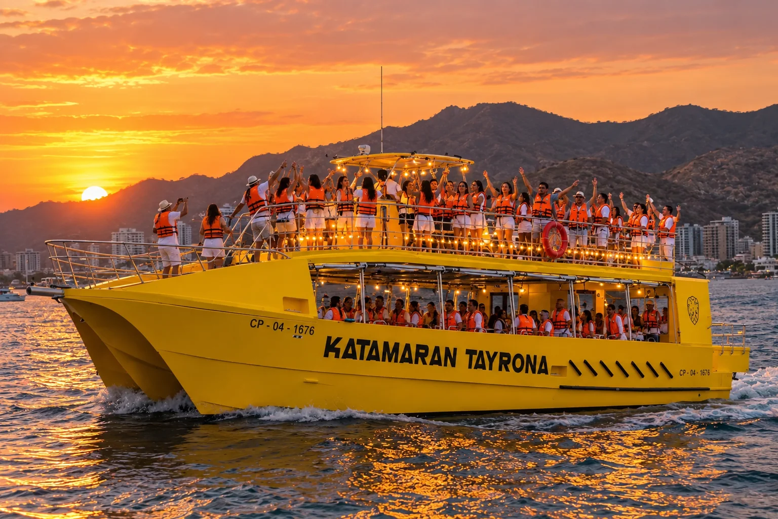 Fiesta Blanca – Katamarán Tayrona, Santa Marta