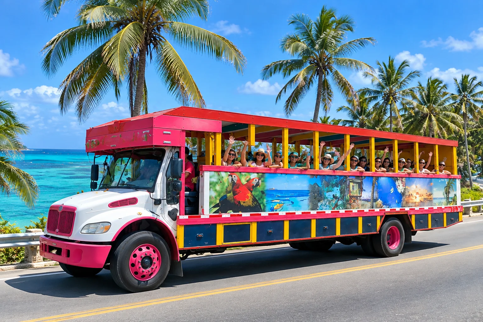 City Tour en chiva – San Andrés, San Andrés