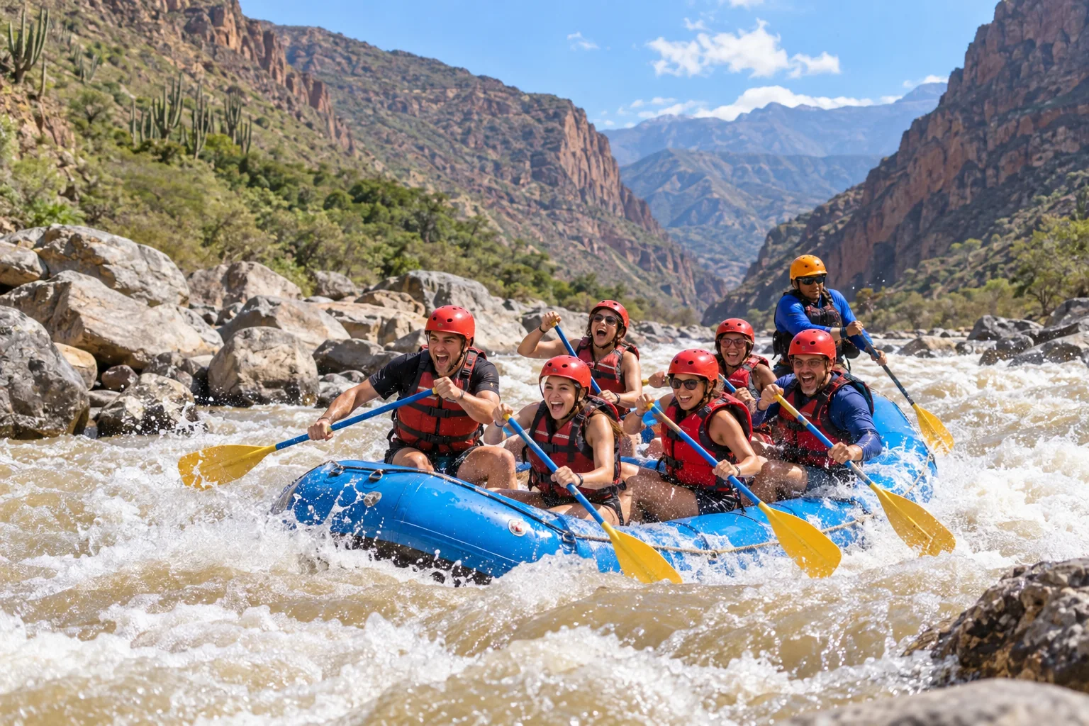 Rafting o Canotaje – Río Chicamocha, San Gil